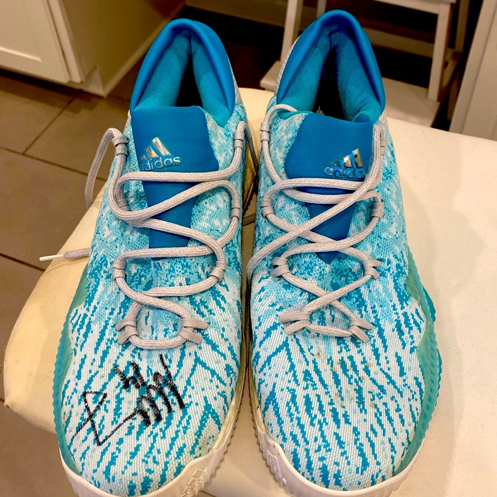 Adidas, tennis shoes, size 15